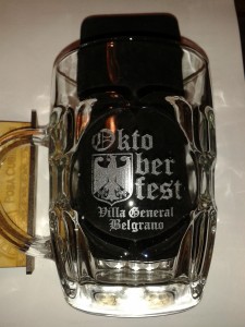 Jarro Chopp de vidrio - Oktoberfest V.G.B.