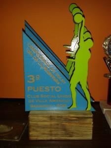 Premio en fibrofacil a dos colores - Voley